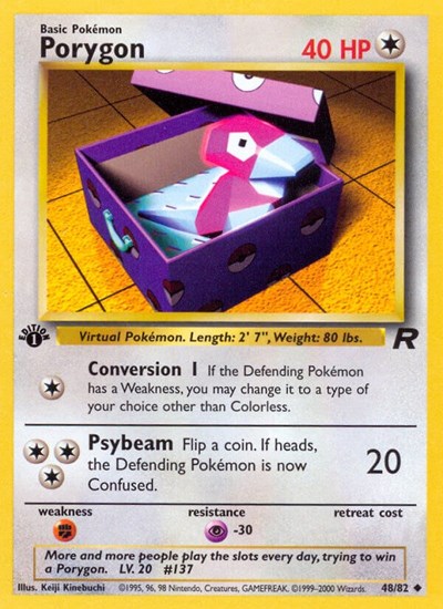 Porygon #48 Team Rocket