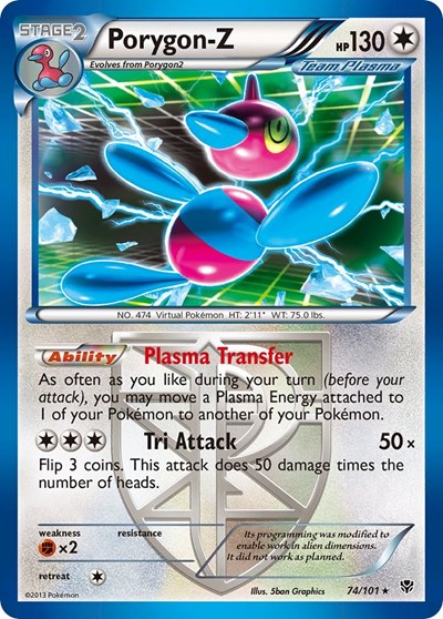 Porygon-Z #74 Plasma Blast
