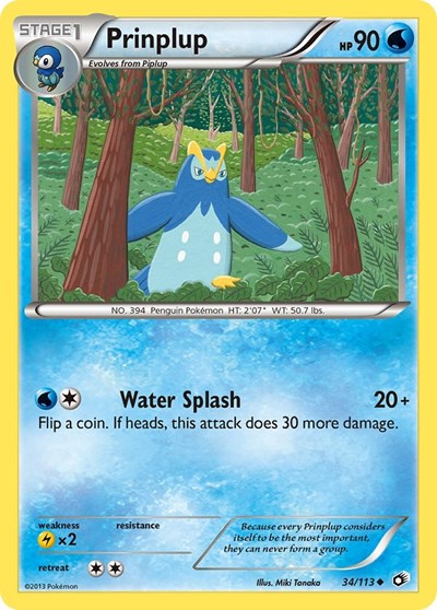 Prinplup #34 Legendary Treasures