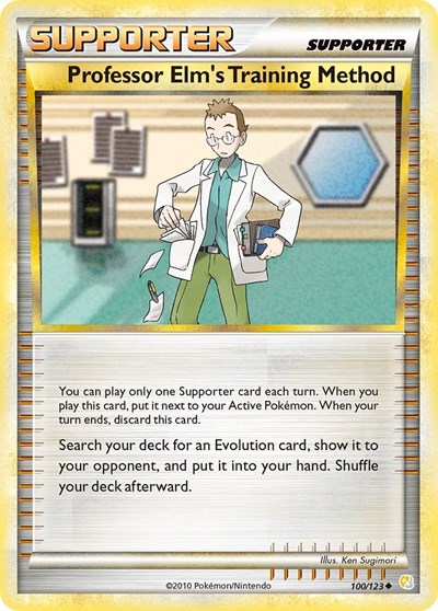 Professor Elm's Training Method #100 HeartGold SoulSilver