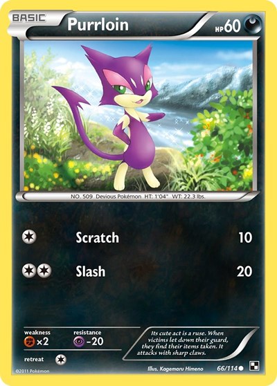 Purrloin Black and White #66