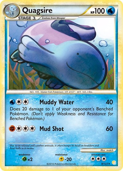 Quagsire #9 HeartGold SoulSilver