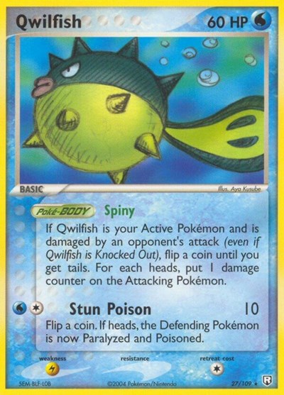Qwilfish #27 Team Rocket Returns