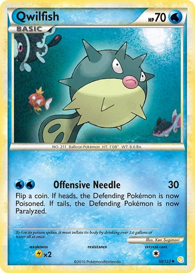 Qwilfish #50 HeartGold SoulSilver