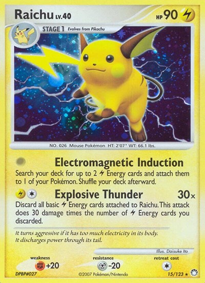 Raichu #15 Mysterious Treasures