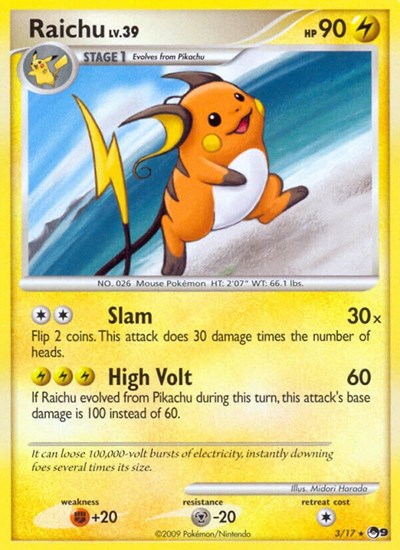 Raichu #3 POP Series 9