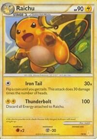 Raichu #19 HGSS Trainer Kit: Gyarados & Raichu