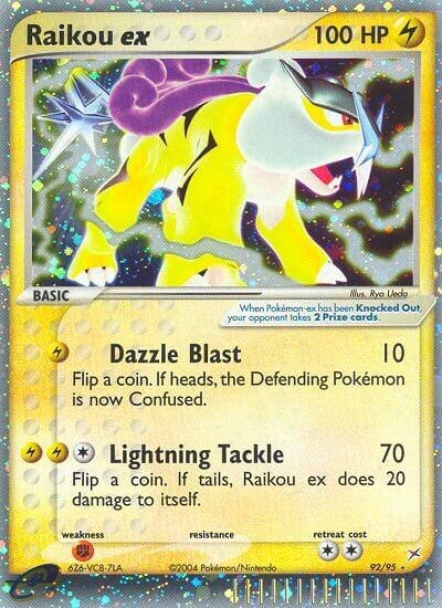 Raikou ex #92 Team Magma vs Team Aqua