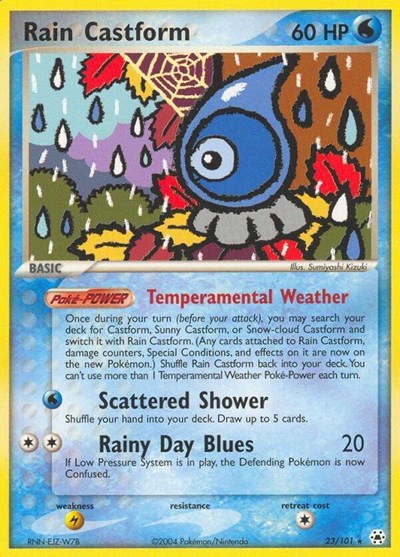 Rain Castform #23 Hidden Legends
