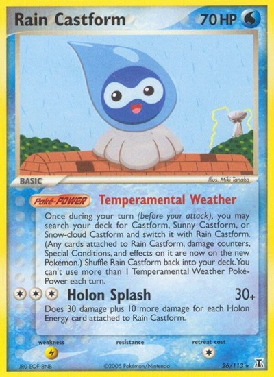 Rain Castform #26 Delta Species