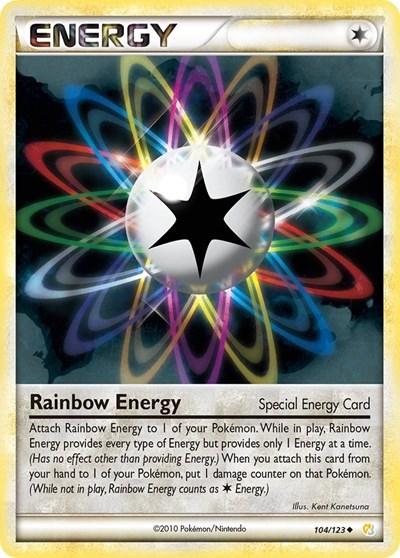 Rainbow Energy #104 HeartGold SoulSilver