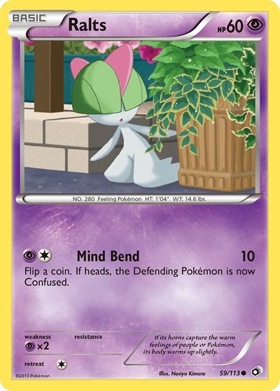 Ralts #59 Legendary Treasures