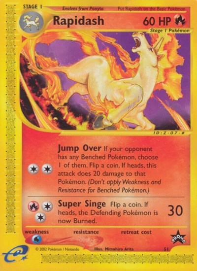 Rapidash #51 WoTC Promo