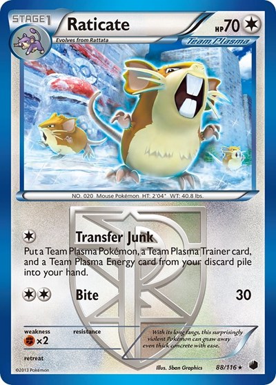 Raticate #88 Plasma Freeze