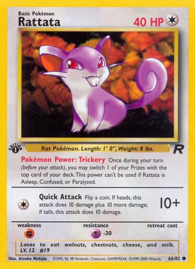 Rattata #66 Team Rocket