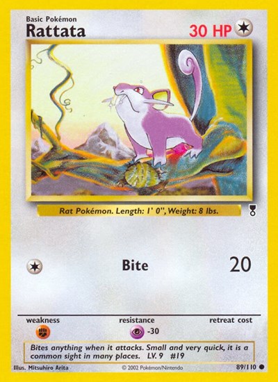 Rattata #89 Legendary Collection