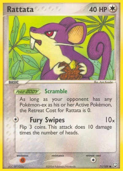 Rattata #71 Team Rocket Returns