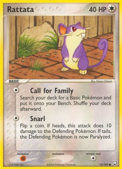 Rattata #72 Team Rocket Returns