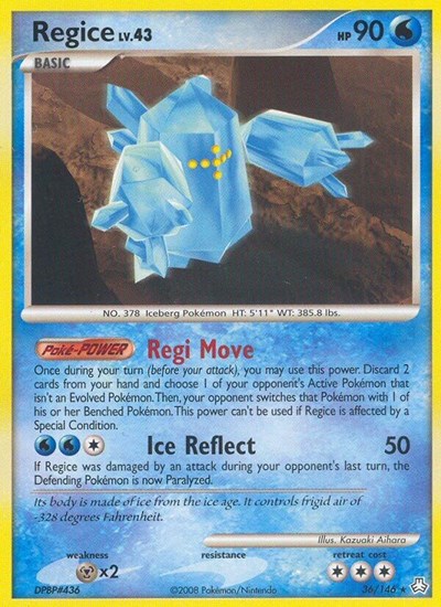 Regice #36 Legends Awakened
