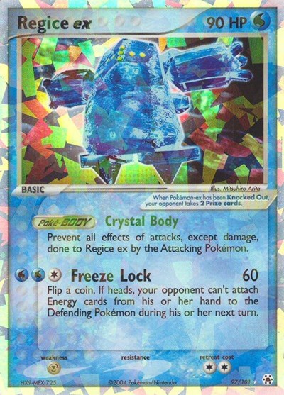 Regice ex #97 Hidden Legends