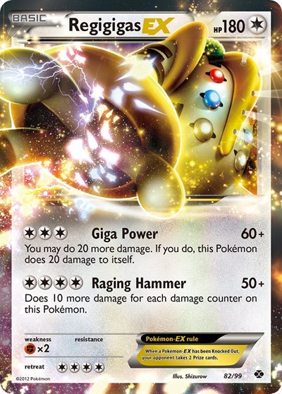 Regigigas EX #82 Next Destinies