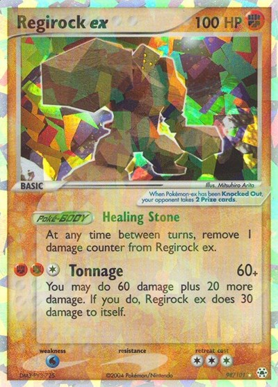 Regirock ex #98 Hidden Legends