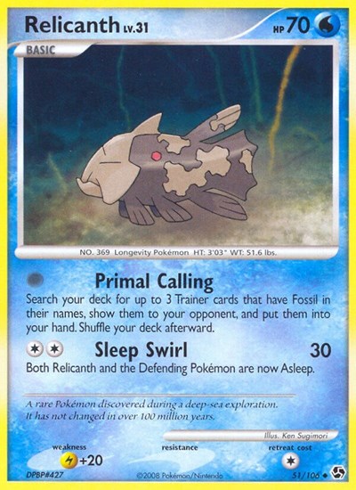 Relicanth #51 Great Encounters