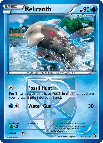 Relicanth #24 Plasma Blast