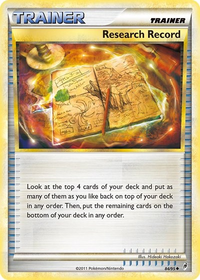 Research Record #84 Call of Legends