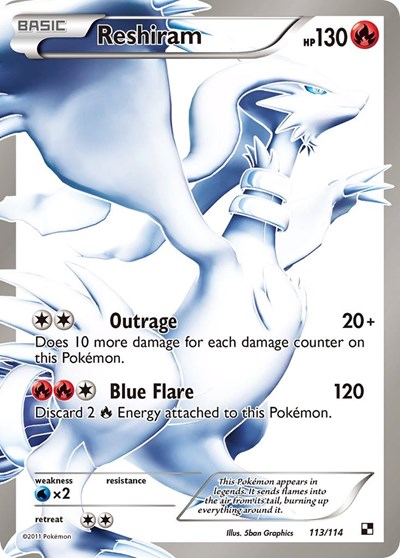 Reshiram Black and White #113