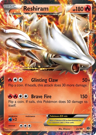 Reshiram EX #22 Next Destinies