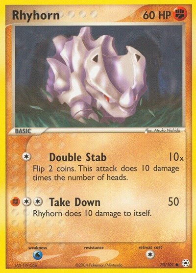 Rhyhorn #70 Hidden Legends