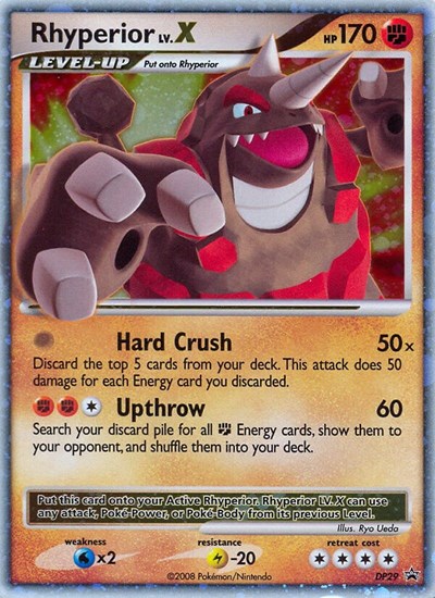 Rhyperior LV.X #DP29 Diamond and Pearl Promos