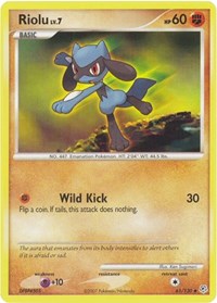 Riolu #61 Diamond and Pearl