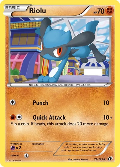 Riolu #79 Legendary Treasures