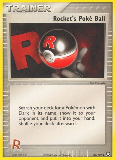 Rocket's Poke Ball #89 Team Rocket Returns