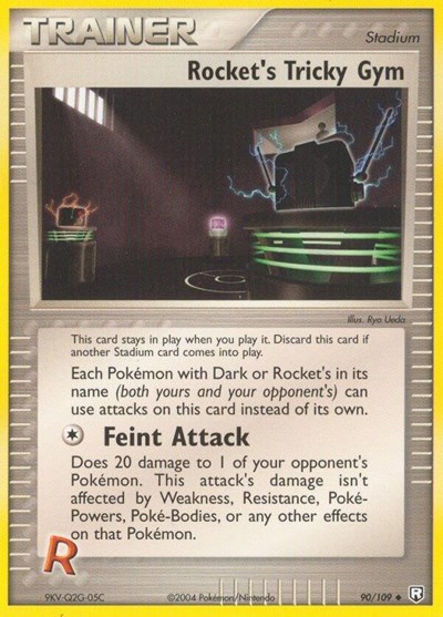 Rocket's Tricky Gym #90 Team Rocket Returns