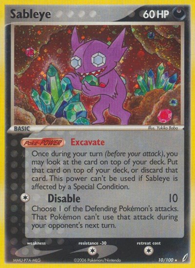 Sableye #10 Crystal Guardians
