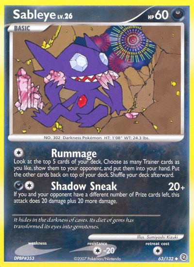 Sableye #63 Secret Wonders