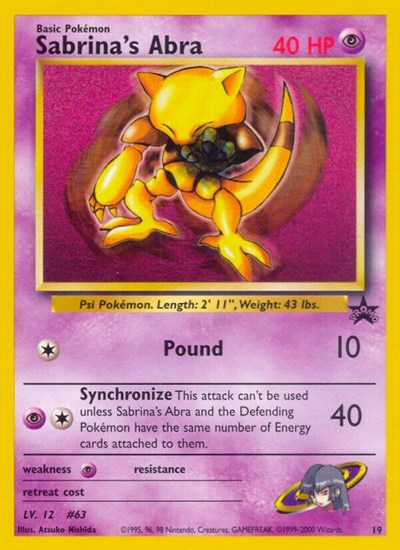 Sabrina's Abra #19 WoTC Promo