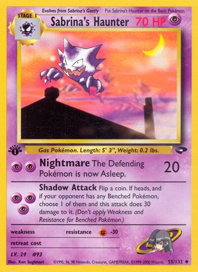 Sabrina's Haunter #55 Gym Challenge