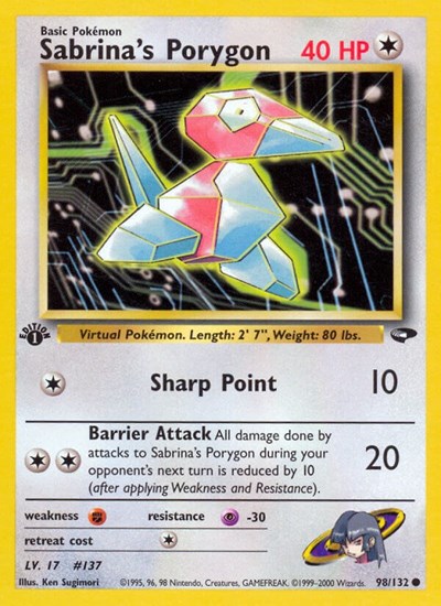 Sabrina's Porygon #98 Gym Challenge