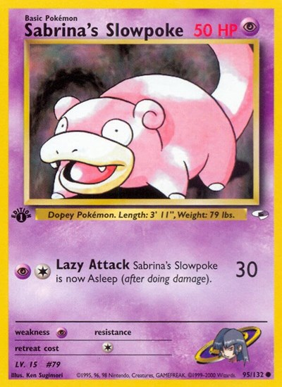 Sabrina's Slowpoke #95 Gym Heroes