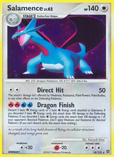 Salamence #18 Secret Wonders
