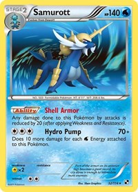 Samurott #32 Black and White