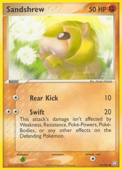 Sandshrew #74 Team Rocket Returns