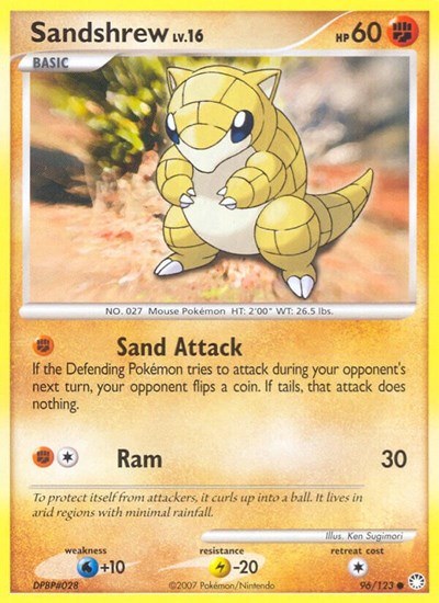 Sandshrew #96 Mysterious Treasures