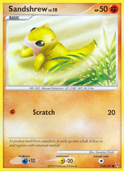 Sandshrew #124 Supreme Victors