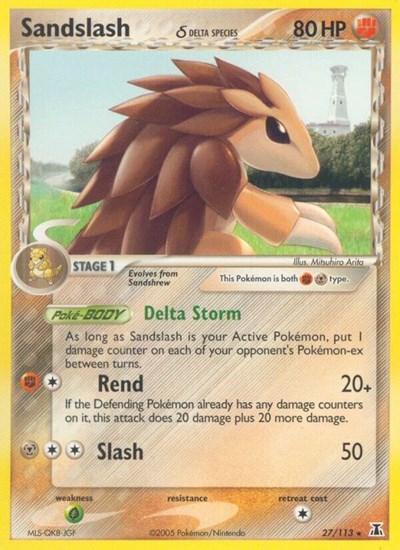 Sandslash #27 Delta Species