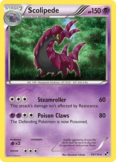 Scolipede Black and White #54